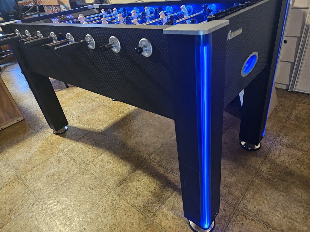 Atomic Azure LED Foosball Table