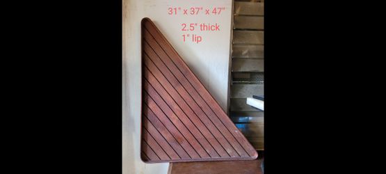Teak Table Tob Yacht Boat Marine Tiki Hut