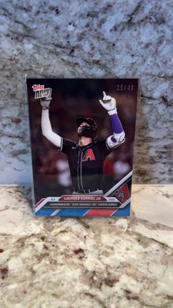 2024 Topps Now MLB #256 Lourdes Gurriel Jr. Diamondbacks - Blue Parallel /49