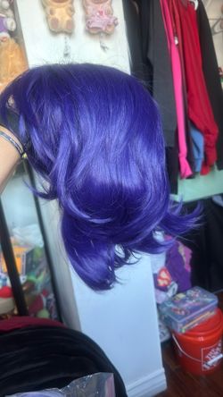 DARK PURPLE SHORT WIG