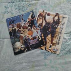 Collectors Washington Wizards Official Yearbook 2001-2002 Michael Jordan And An Extra Program For The Playoffs