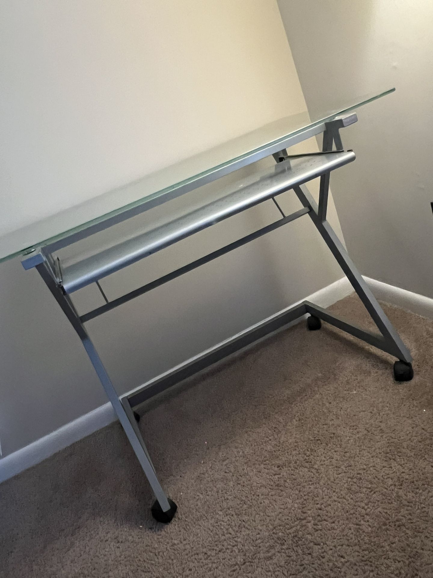 Glass Computer Table