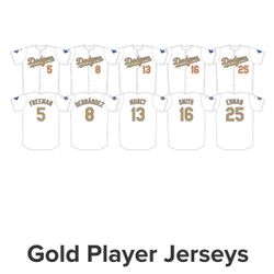  2 Dodger Tickets 6/18  GOLD JERSEY GIVEAWAY  $250 Both
