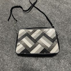 NWOT MICHAEL KORS Black Marquertry Patchwork Purse