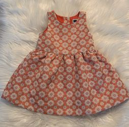 JANIE and JACK - Peach dress (SZ 6-12m)
