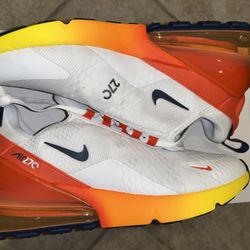 Nike Air Max and 270 Houston Astros MLB Sneakers Size 12 Limited Edition 