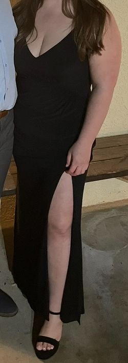 Black Cocktail Dress - Long