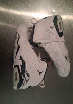 Air Jordan 6 White Black Sneakers