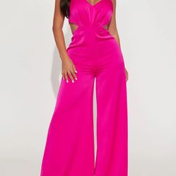 Fashion nova Jumpsuit Summer Pink Outfit 