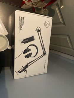Audio Technica Boom Arm & Headphones