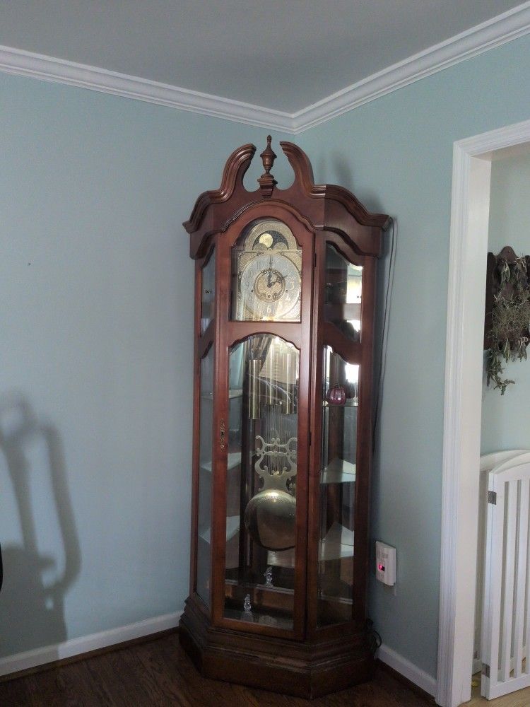 Ridgeway Curio Grandfather clock