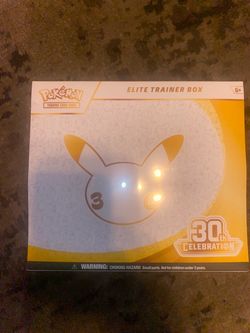 Pokemon 30th celebration elite trainer box Pokemon 30th celebration elite trainer box