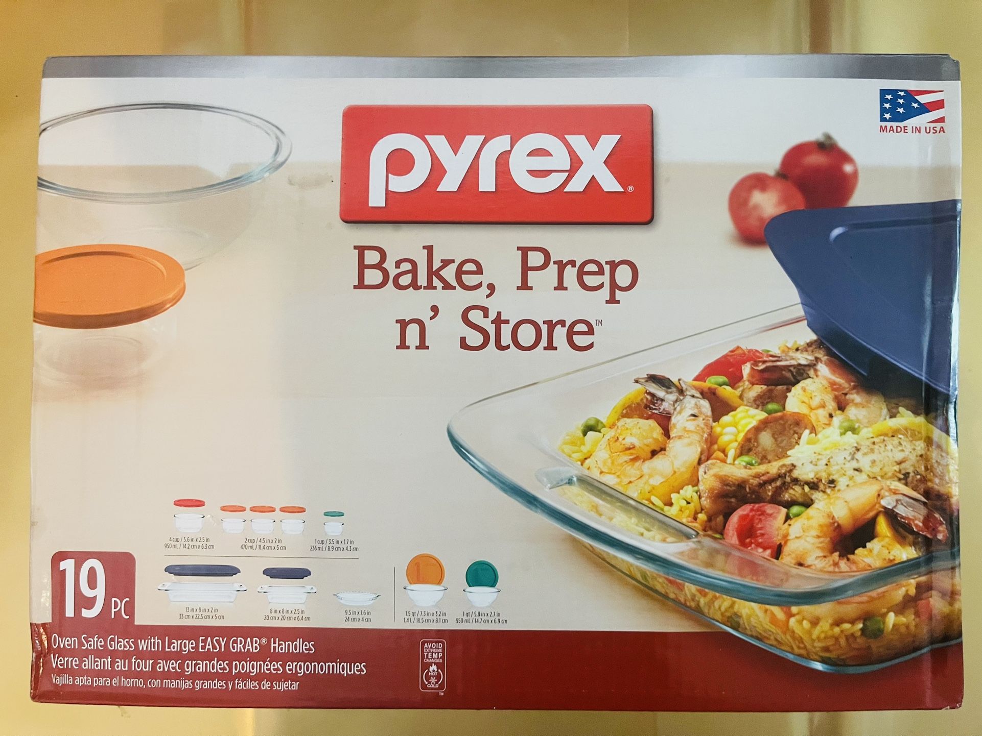 Pyrex Bake Prep & Storage 19 Pc