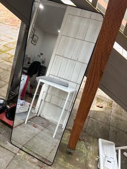 21” x 56” Full-Length Floor Mirror with Stand – Like New