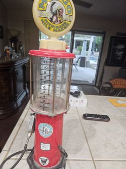 rare booze gas pump from the 60 S
