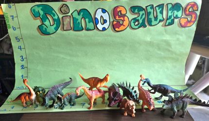12 Dinos (Scale 1x3"-1x4")
