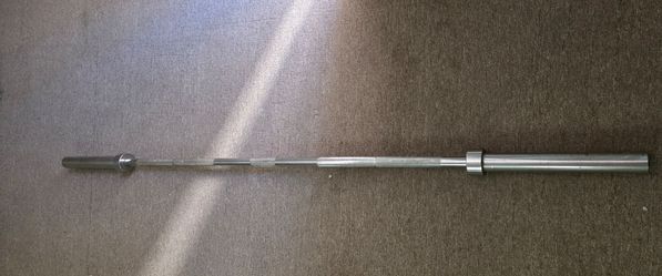 7ft 2000lb Rated Olympic  Barbell Power Bar  with Double Rings