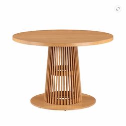 Beautiful by Drew Round Dining Table, Adult, Warm Honey, $135 BRAND NEW IN BOX FIRM PRICE