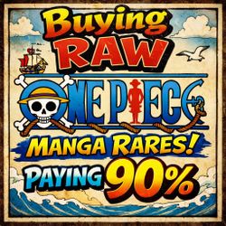 BUYING RAW ONE PIECE MANGA RARES