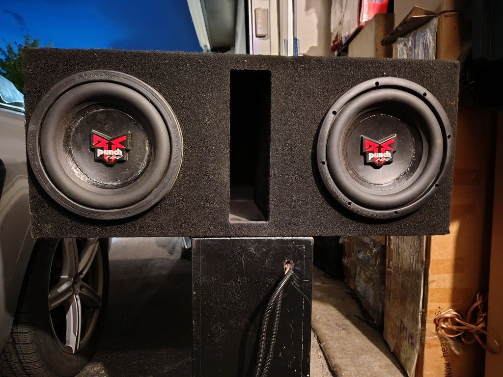 2 - 10 Inch Fosgate Punch HX2's In Box