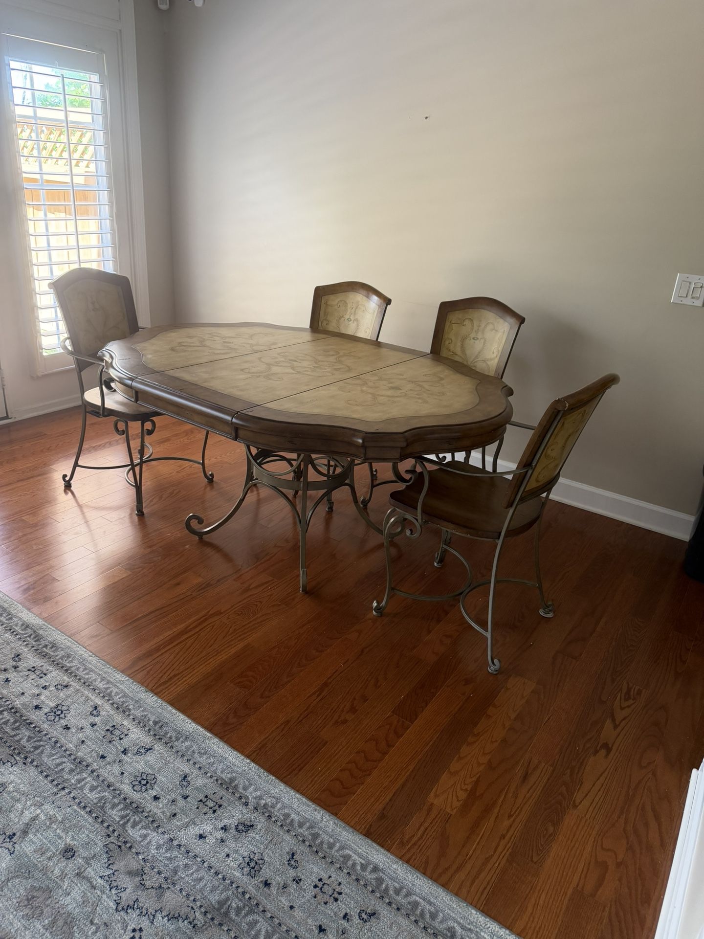 Vintage Dinner Table Expandable