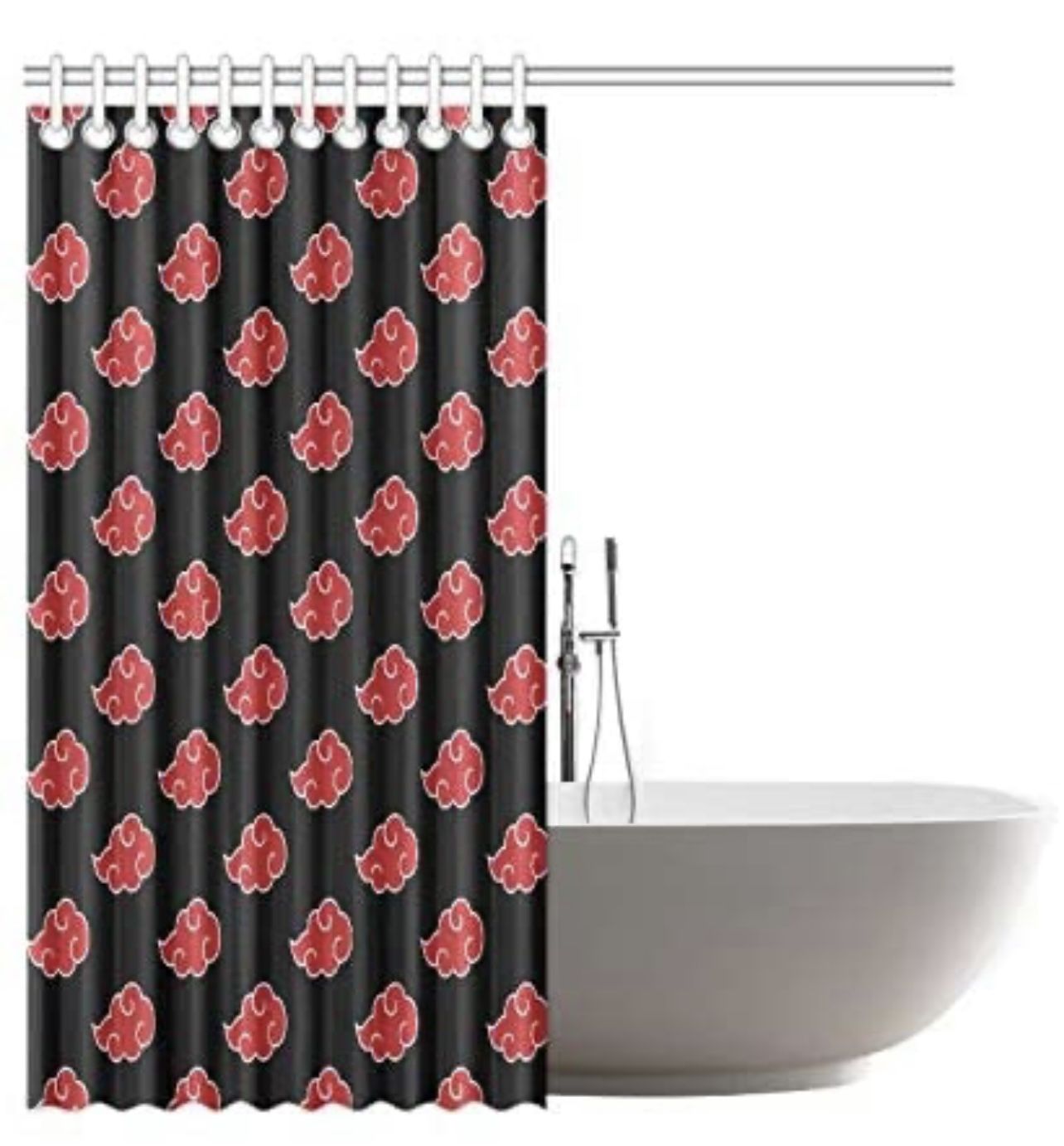 Anime Quinn Cafe Akatsuki Cloud Shower Curtain (72" x 72")