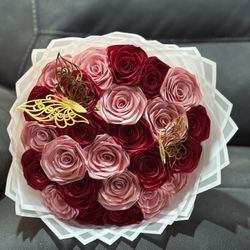 Eternal Ribbon Roses At Affordable Price