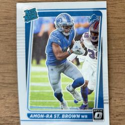 2021 Donruss Optic Amon-Ra St.Brown Rated Rookie #228 RC Detroit Lions