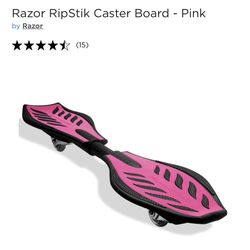 Large Pink And Black RipStik