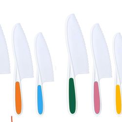 New In Box 6Piece Kitchen Cooking and Baking Knife Set,Children's Knives for Real Cooking,BPA-Free Kids' Toddler
