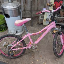 Pink Girls Bike 