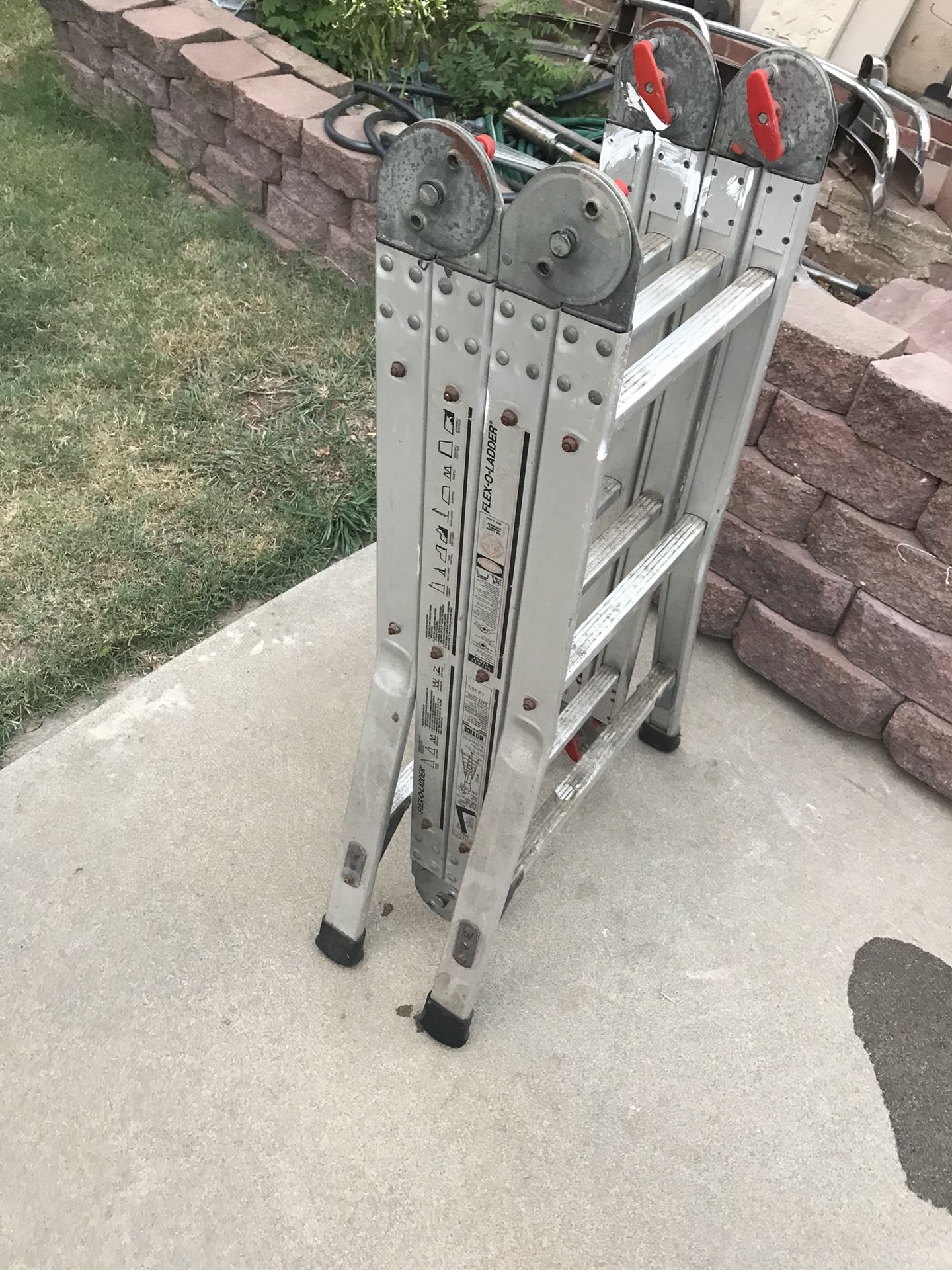 Flex-o-ladder 12.5 ft tall.