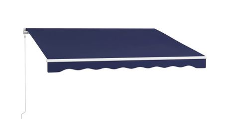 10' x 8' Retractable Awning, Electric Awning, UV Protection Sun Shade