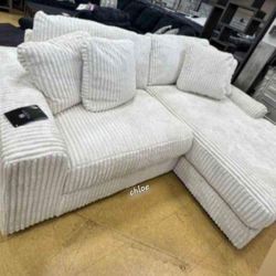 
÷ASK DISCOUNT COUPON😎 sofa Couch Loveseat Living room set sleeper recliner daybed futon 《
Lindy Ivory Raf Or Laf Sectional 