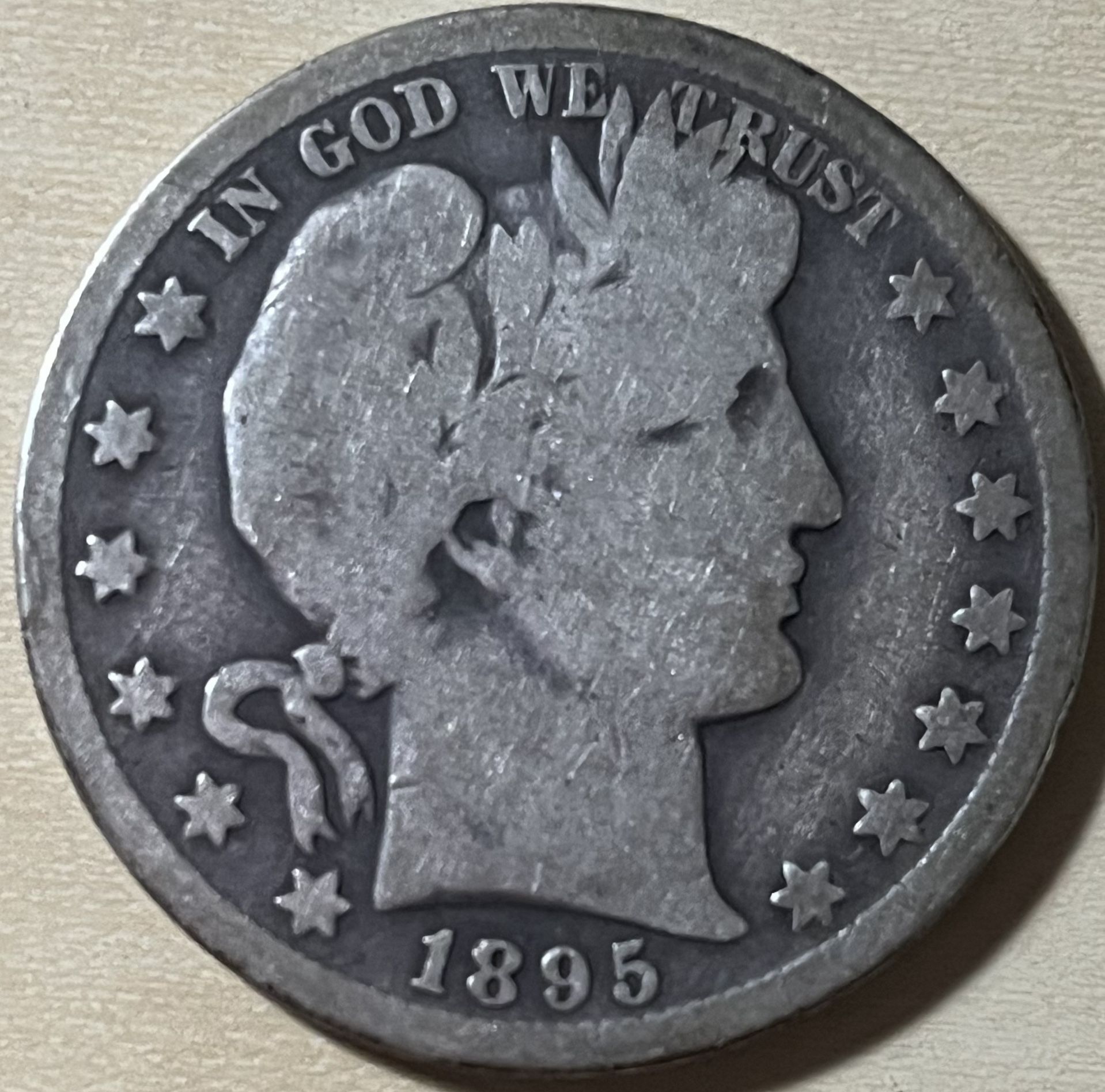 1895-O Barber Half Dollar - G4