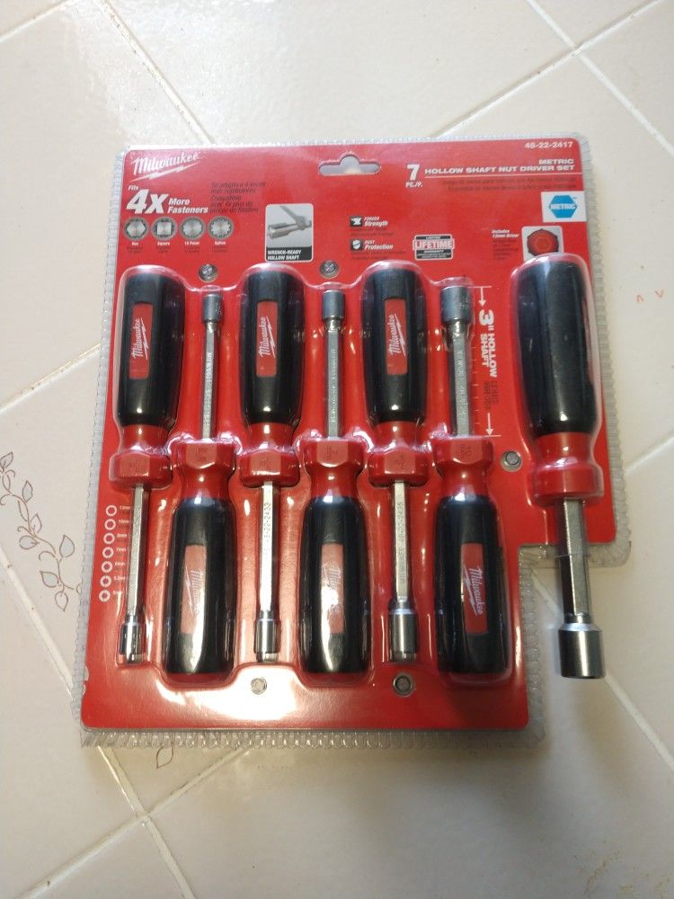 Milwaukee Hollow Shaft Nut Driver Set 