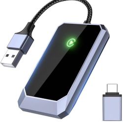 Brand New TERUNSOUI Wireless Carplay Adapter, Converts Wired to Wireless carplay Adapter for iPhone, Wireless Control Plug & Play Carplay for Cars fro