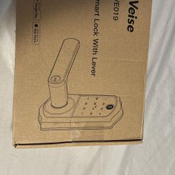 🔒 Veise VE019 Fingerprint Smart Lever Lock – Keyless Entry (Satin Nickel)