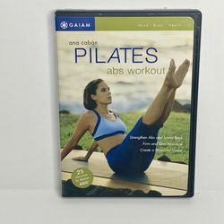 PILATES ABS WORKOUT (DVD) core warm up challenging mat exercises Ana Caban