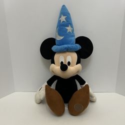 Disney Store Fantasia Mickey Mouse Sorcerer’s Apprentice 23” Plush