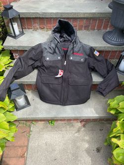 Snap-on Hooded Work Jacket
