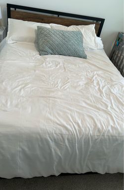 Bed frame and mattress
