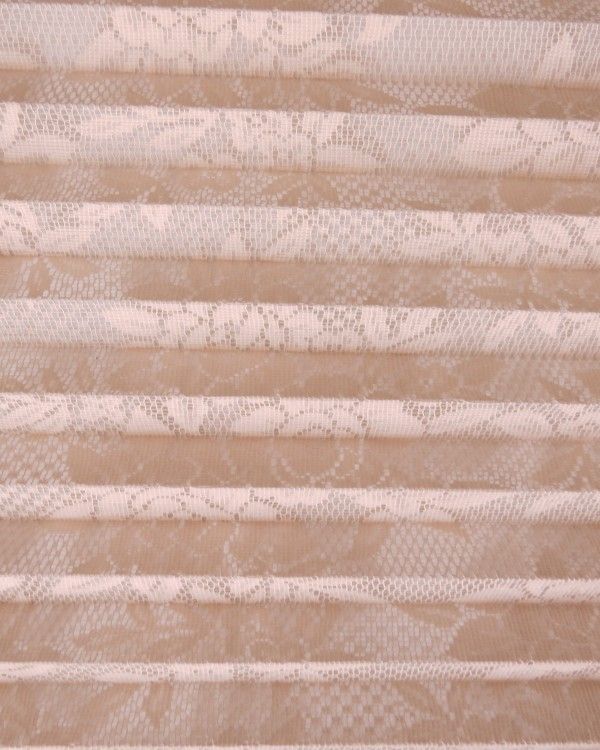 2 Cellular Pleated Lace Shades