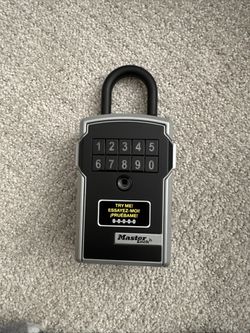 Master Lock Portable Bluetooth® Lock Box for Keys, Metal, 5440EC
