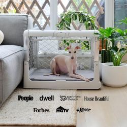 DIGGS Revol Collapsible Dog Crate with Wheels - Premium Portable #1888K G1