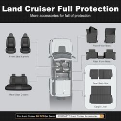 AOMSAZTO Cargo Mat for Toyota LC 2024-25