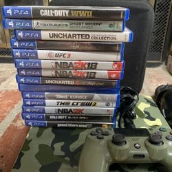 Play Station 4 Slim: All Games Included 290$$