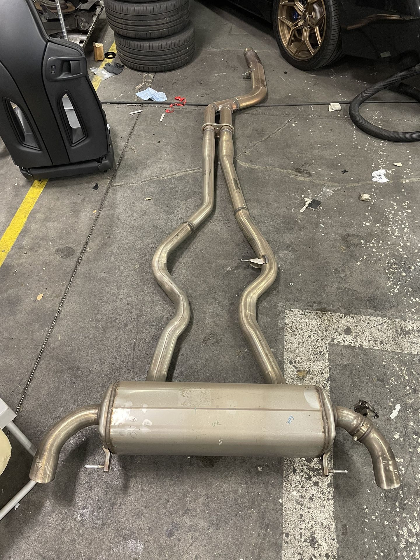 2024 BMW M340i stock exhaust
