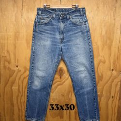 1990 Levis 505 Orange Tab Jeans