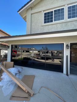 Modern Glass Garage Doors